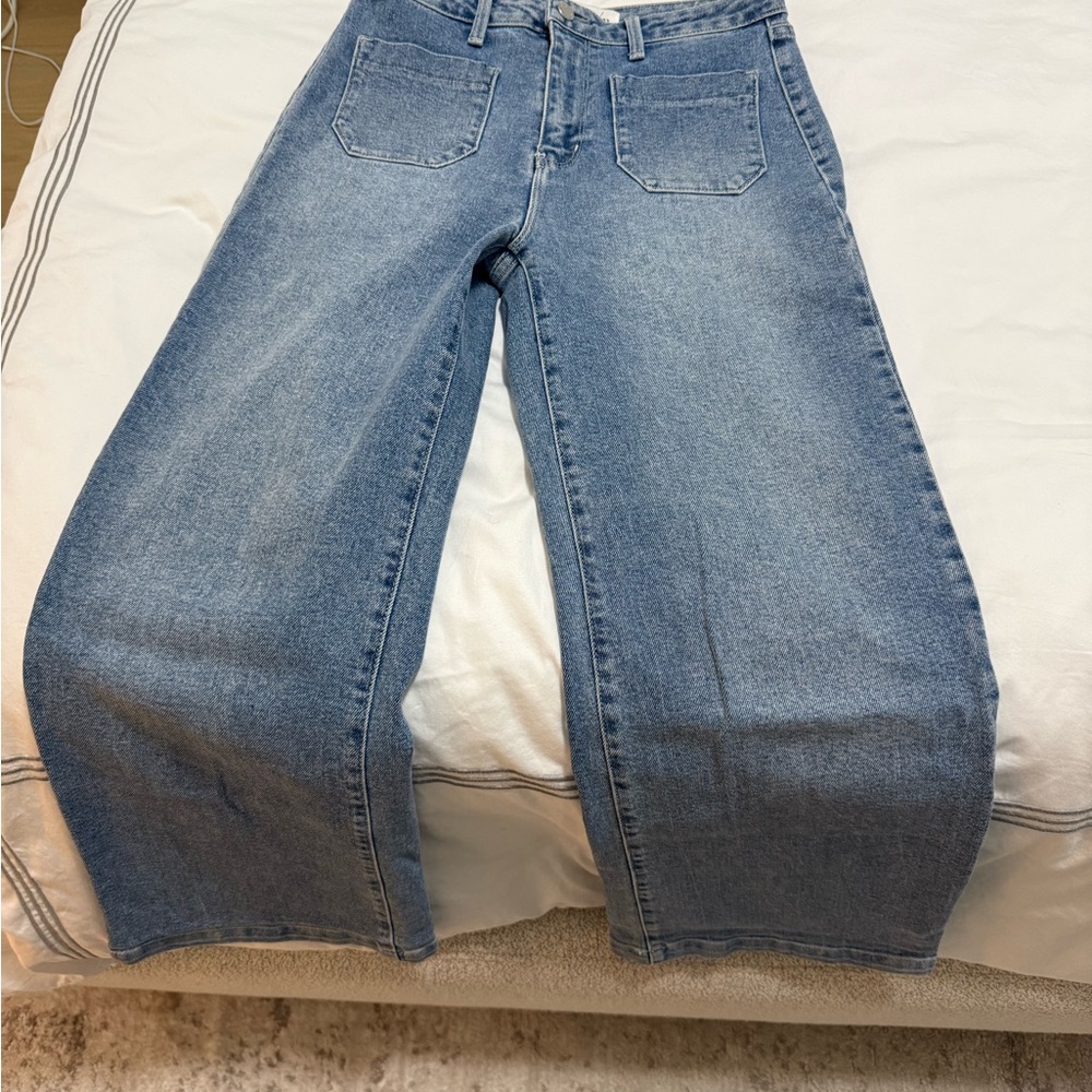 Just Black Denim (JBD) Blue Wide Leg Jeans